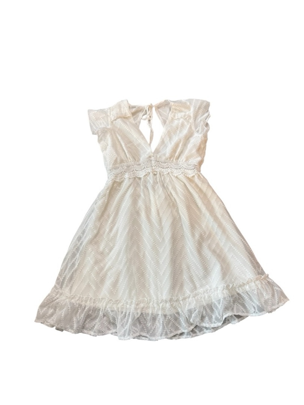 SHEIN White Lace Mini Dress